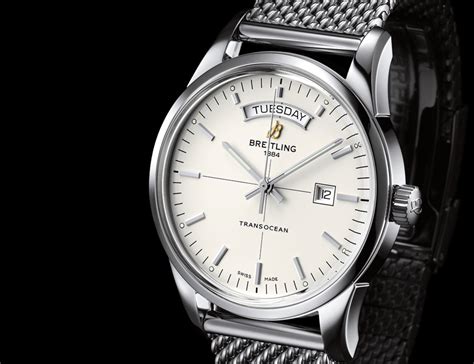 change date on breitling transocean|Breitling Transocean day and date.